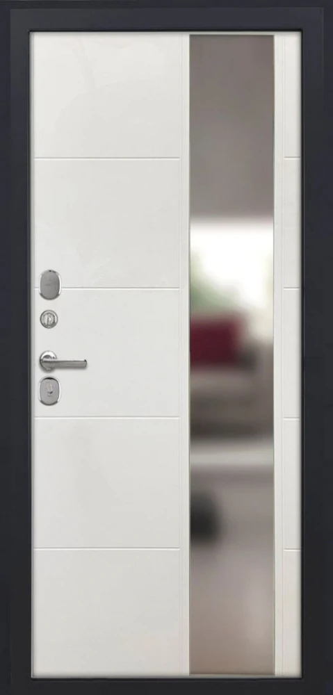 Входная дверь ДвериПРО Л-45 ФЛЗ-649 Капучино (зеркало) DPRO226102 внутренняя сторона