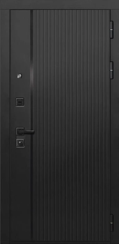 Входная дверь ДвериПРО Л-45 ФЛ-790 Веллуто гриджио DPRO228045 внешняя сторона